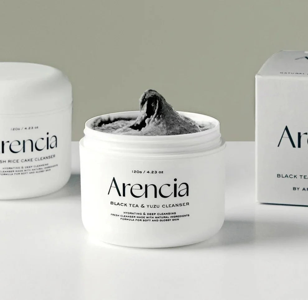 Arencia Detergente Mochi al Tè Nero e Riso Yuzu 120 g