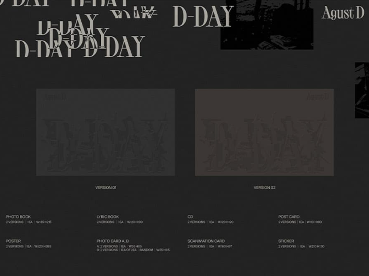 Agust D (BTS) (SUGA) – ‘D-DAY’