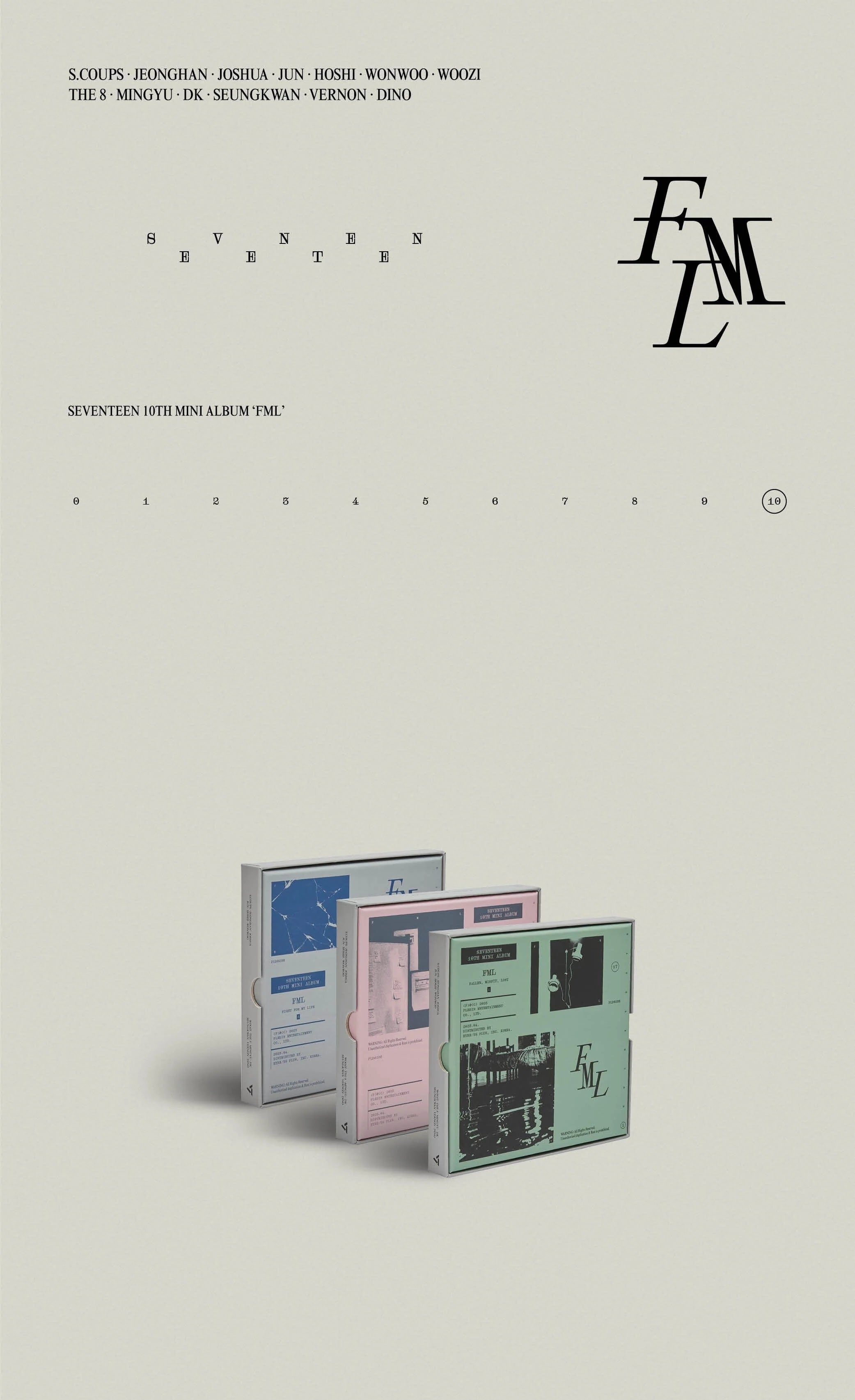 SEVENTEEN - 'FML' (10th Mini Album) Photobook Ver.