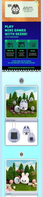 STRAY KIDS - SKZOO TAMAGOTCHI & Photocard - Neko Pop