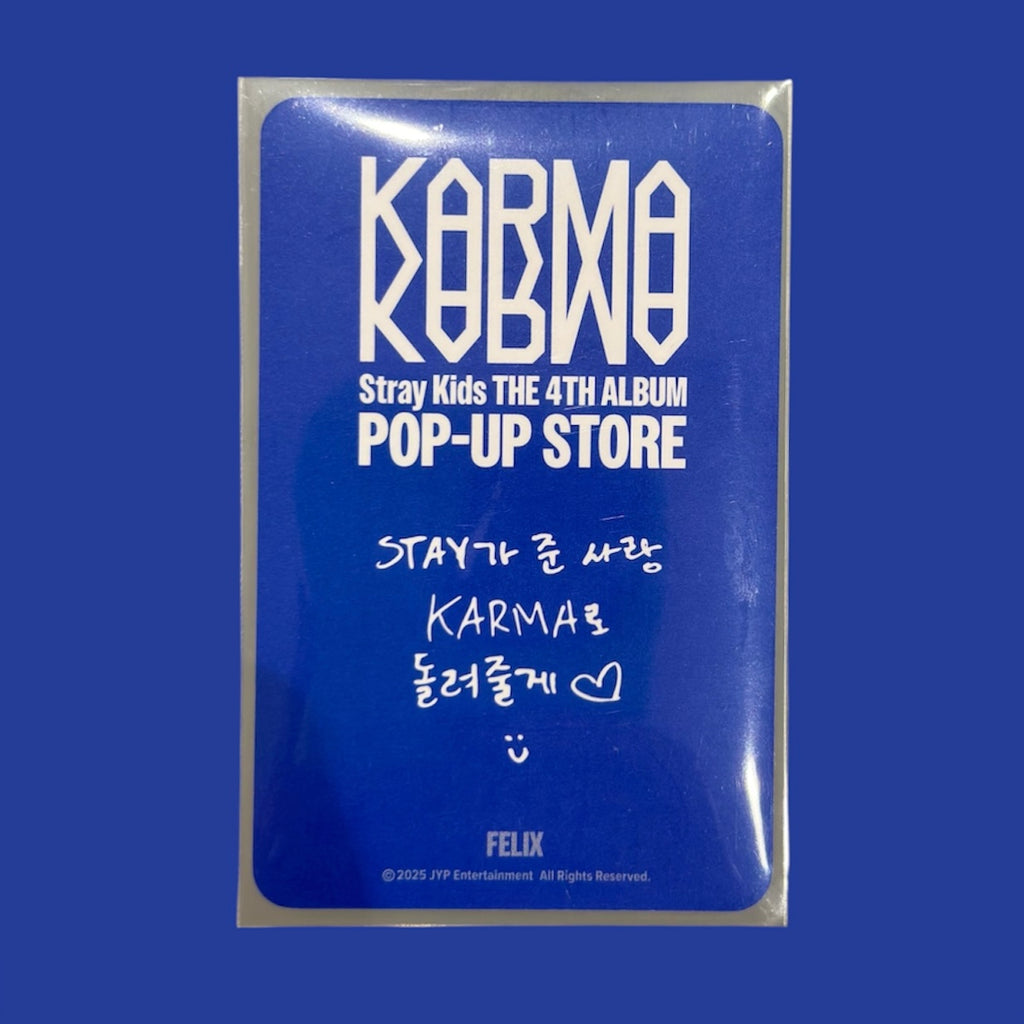 STRAY KIDS KARMA PHOTOCARD