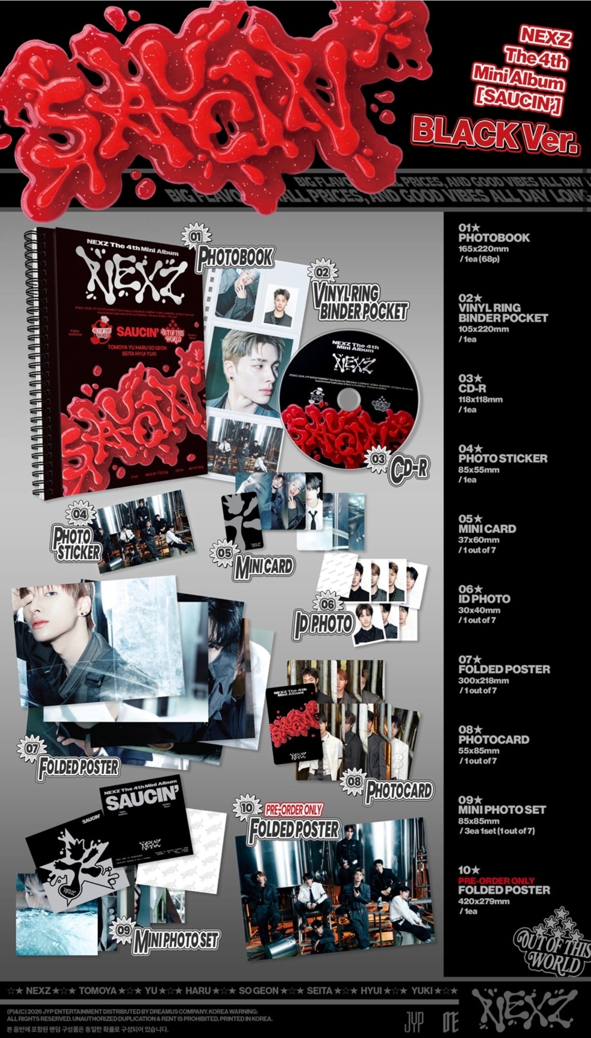 NEXZ – The 4th Mini Album [SAUCIN’]