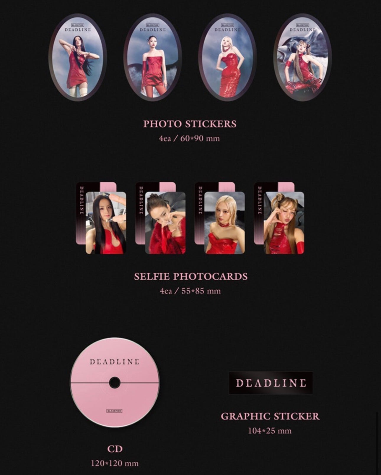 BLACKPINK 3rd MINI ALBUM [DEADLINE] (BLACK Ver.)