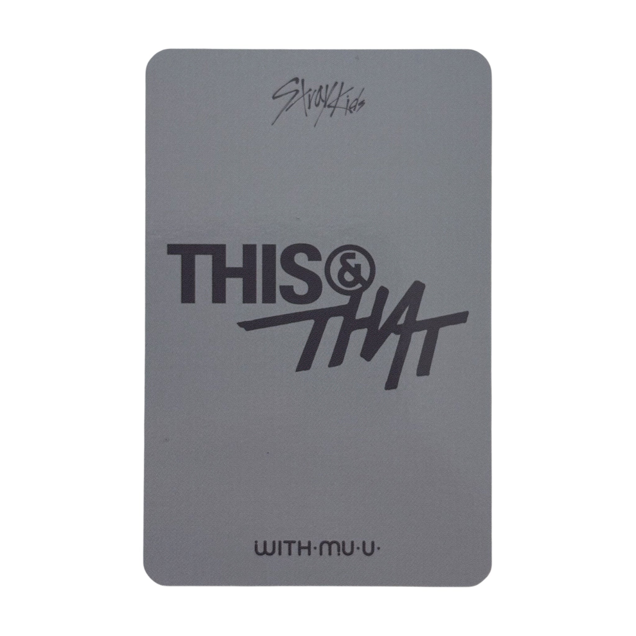 STRAY KIDS THIS & THAT WITH-MU-U POB