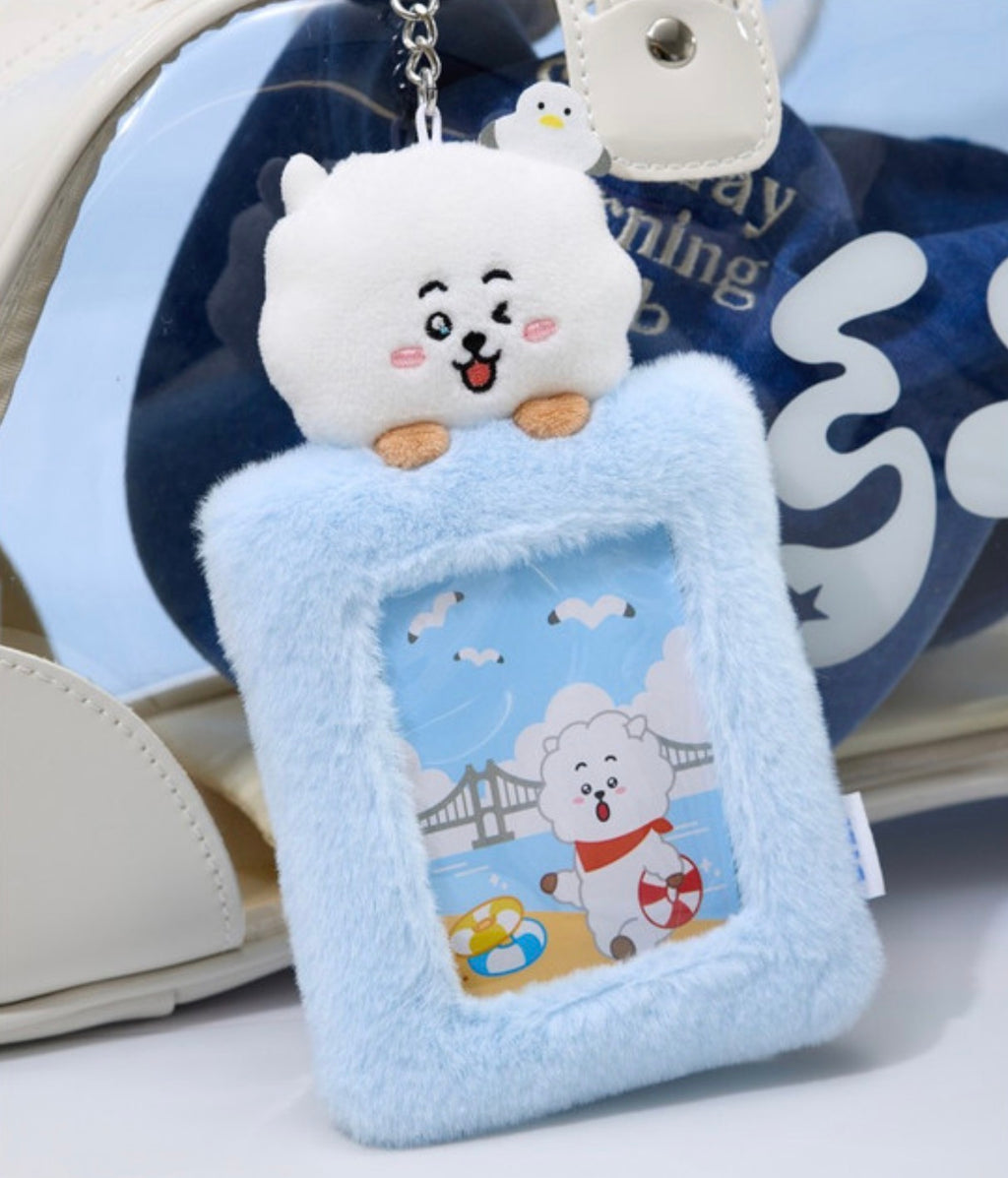 BT21 - PLUSH PHOTOCARD HOLDER KEYRING BUSAN