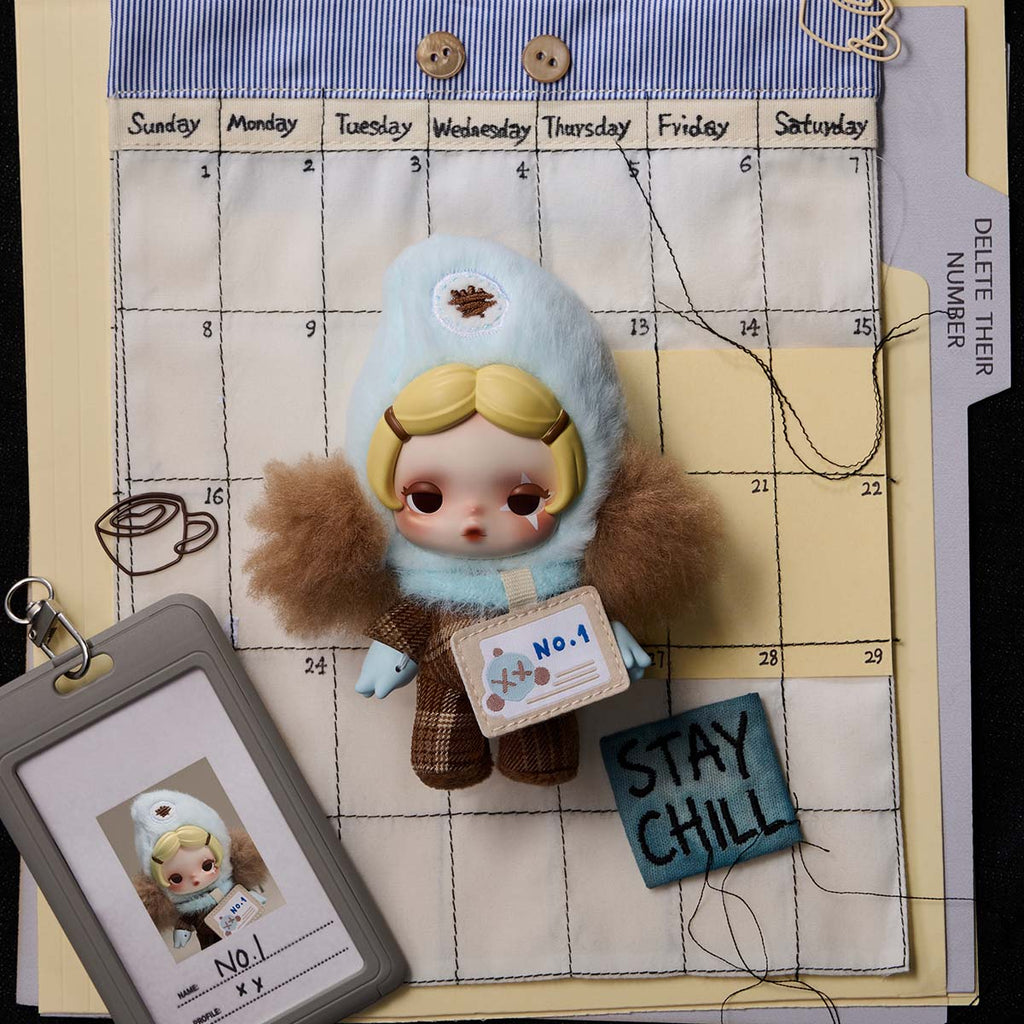 POP MART SKULLPANDA Off Mode Series Plush Doll Pendant