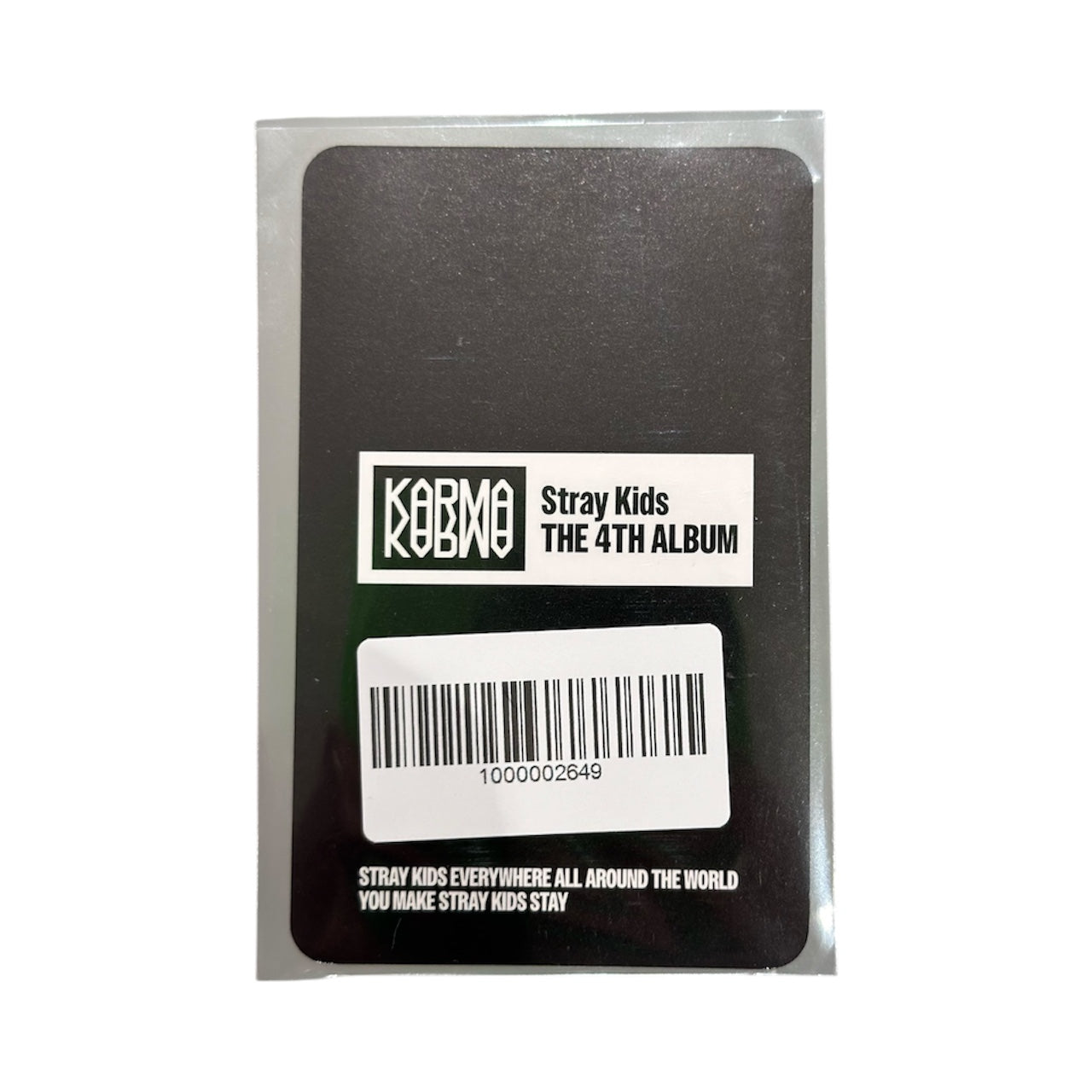 STRAY KIDS KARMA Limited PHOTOCARD