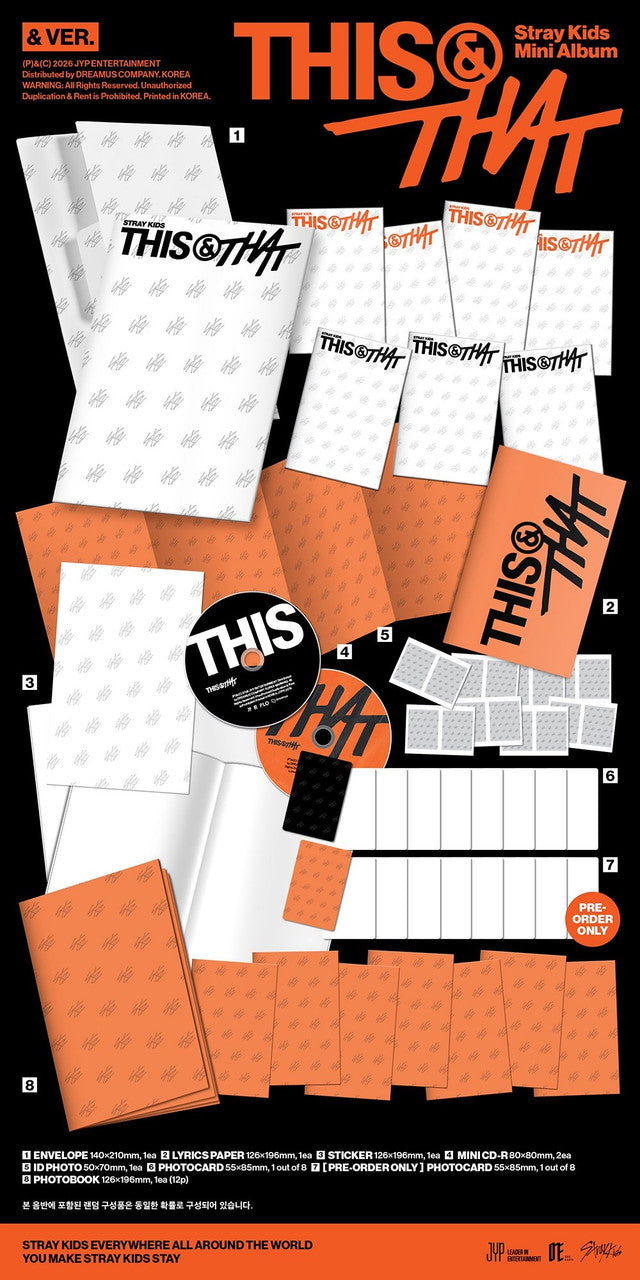 STRAY KIDS - THIS & THAT (& VER.)