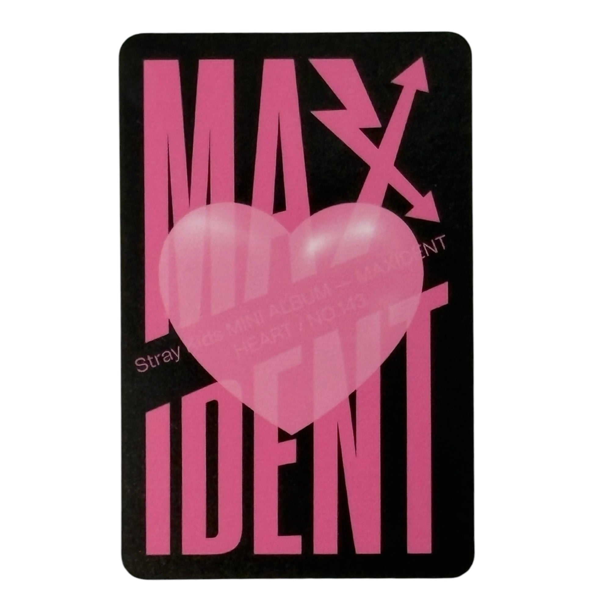 STRAY KIDS Photocard MAXIDENT Heart
