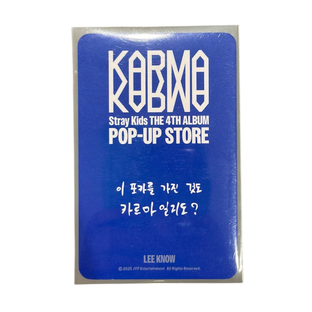 STRAY KIDS KARMA PHOTOCARD