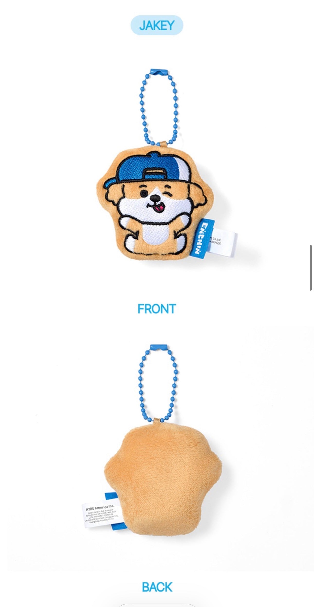 Cushion Keyring (RANDOM) ENHYPEN ENCHIN MD