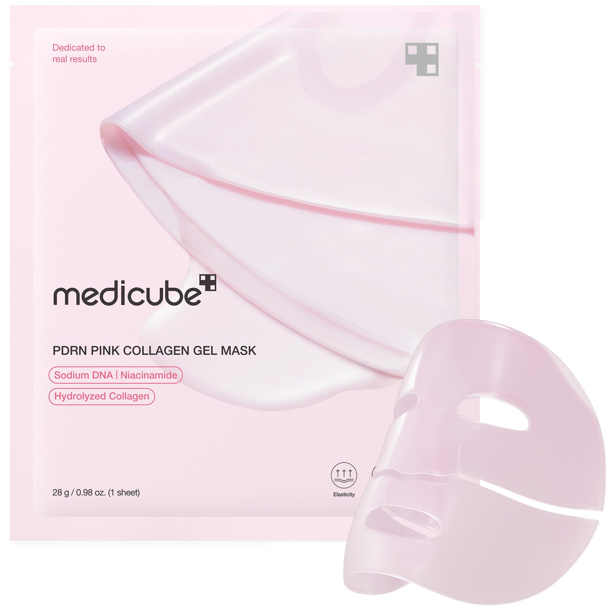Medicube Pdrn Maschera Gel al Collagene Rosa 28 g