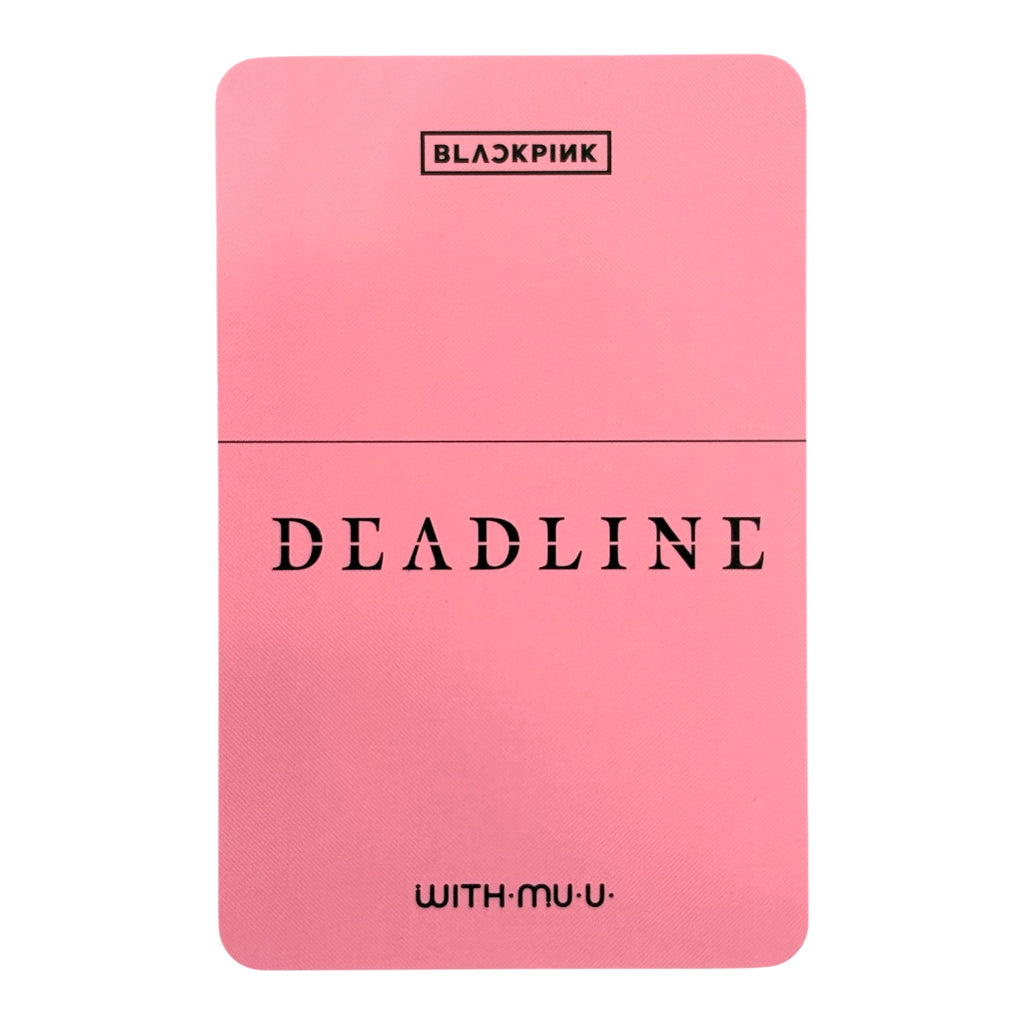 BLACKPINK Official Photocard Deadline WHIT.MU.U - Neko Pop