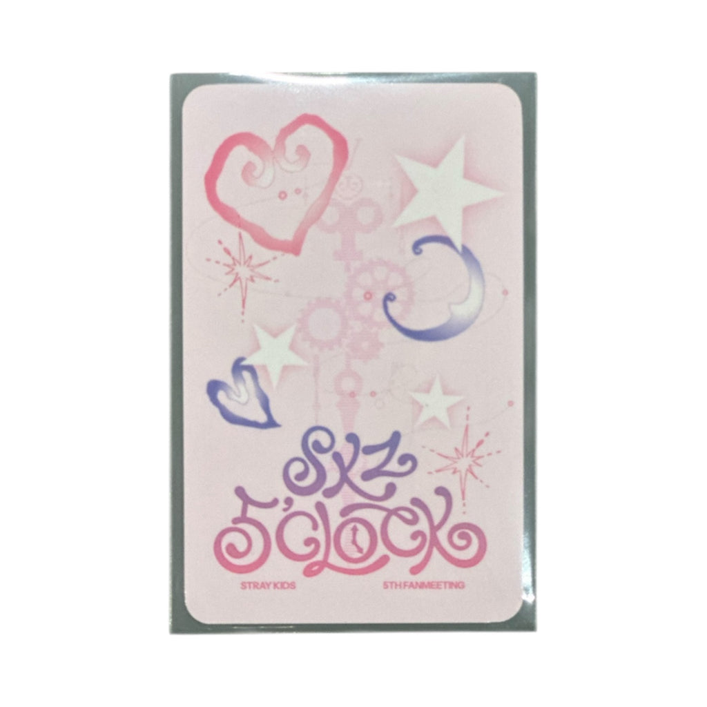 STRAY KIDS 5 Clock Limited PHOTOCARD