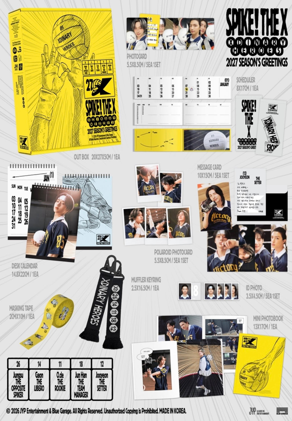 Xdinary Heroes 2027 SEASON’S GREETINGS SPIKE! THE X
