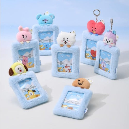 BT21 - PLUSH PHOTOCARD HOLDER KEYRING BUSAN