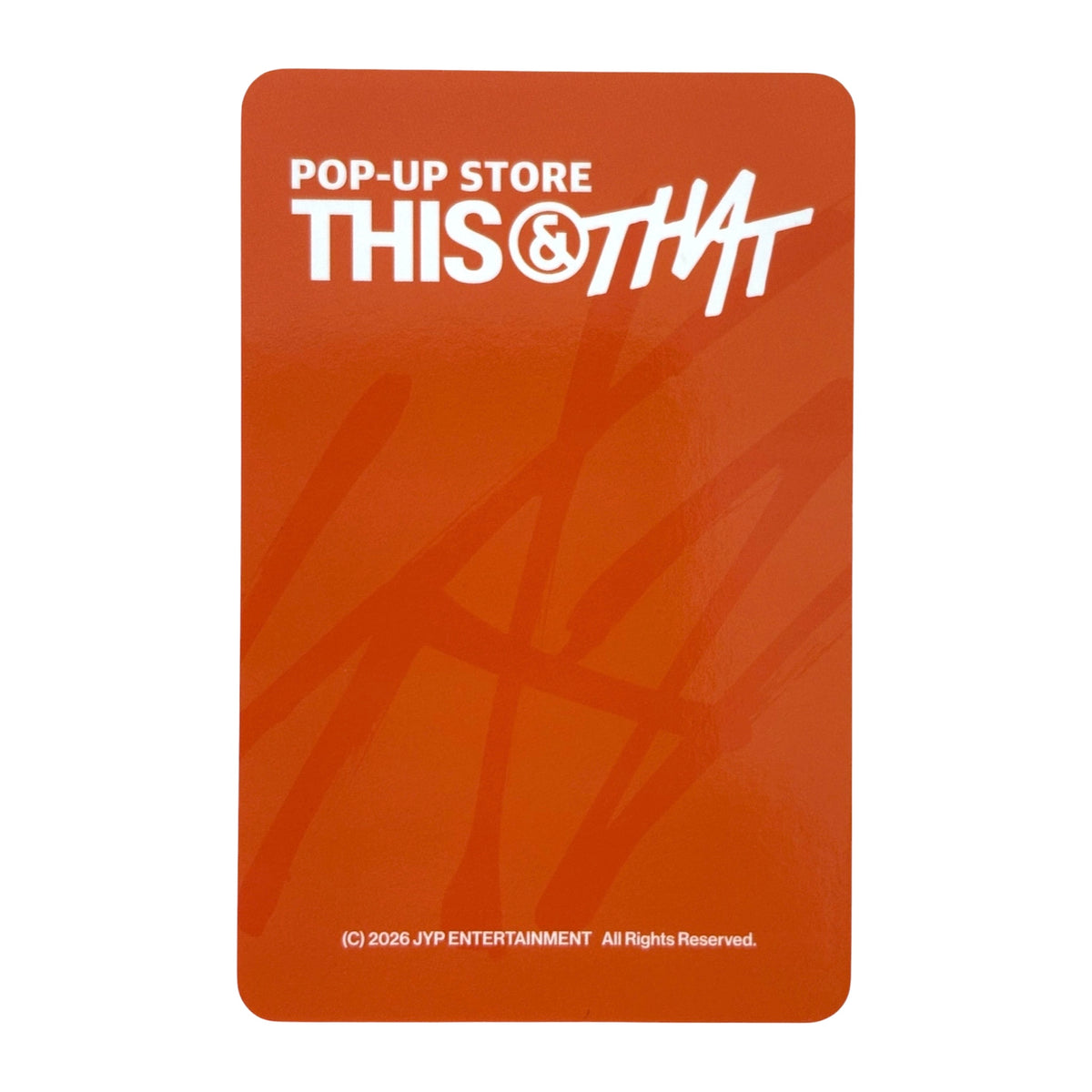 STRAY KIDS THIS & THAT UNIT SOUND WAVE LUCKY DRAW POB