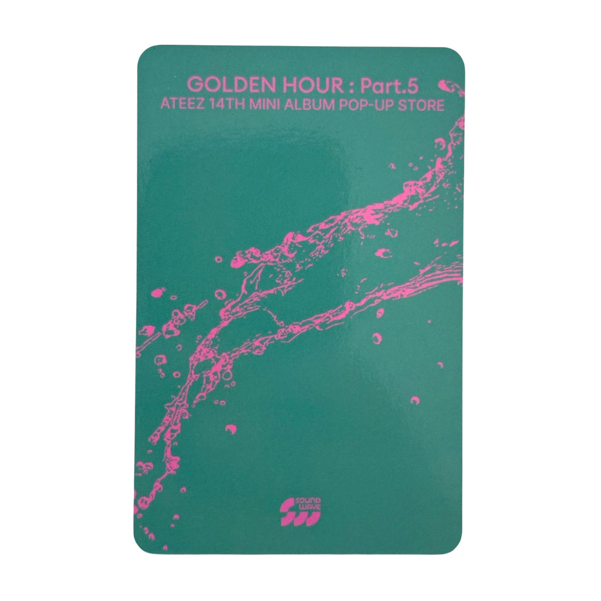 ATEEZ –  POB GOLDEN HOUR : Part.5 SOUNDWAVE Lucky Draw