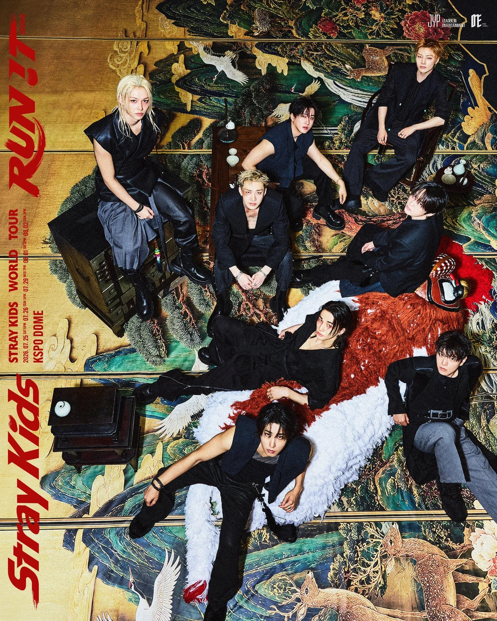 STRAY KIDS Poster RUN IT 28x35 cm