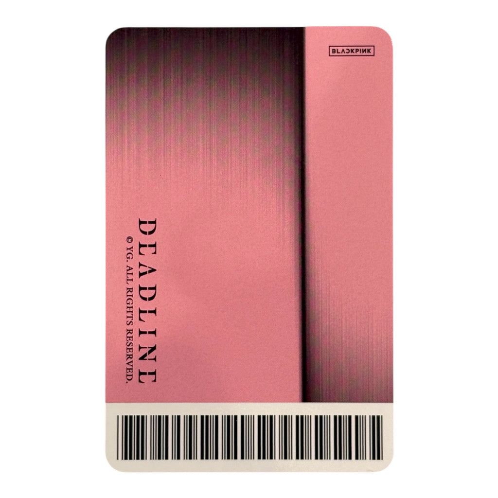 BLACKPINK Official Photocard Deadline Pink