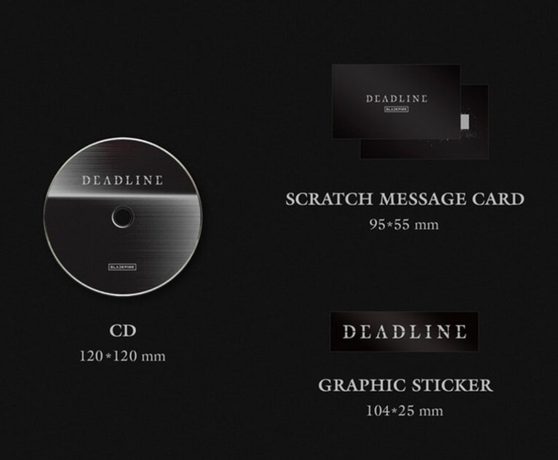 BLACKPINK 3rd MINI ALBUM [DEADLINE] (GRAY Ver.)