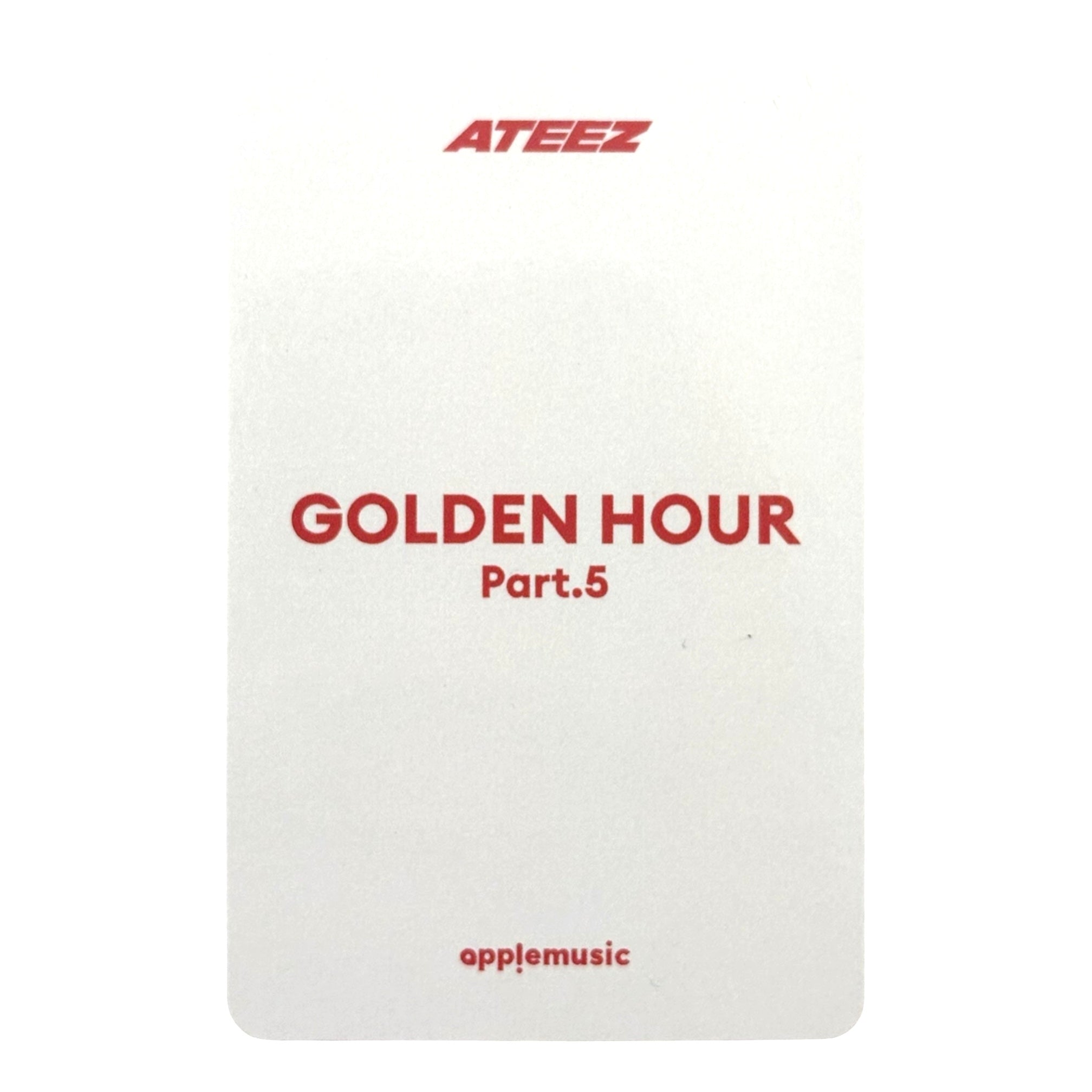 ATEEZ –  POB GOLDEN HOUR : Part.5  POB APPLE MUSIC