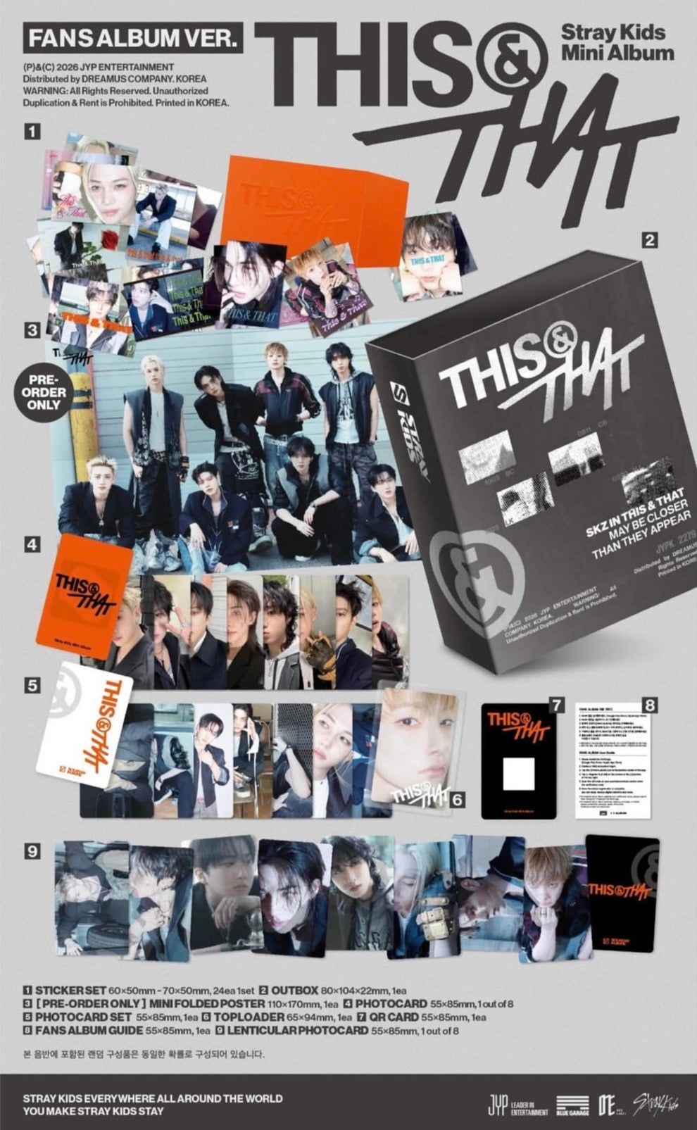 STRAY KIDS - THIS & THAT (FANS ALBUM VER.)