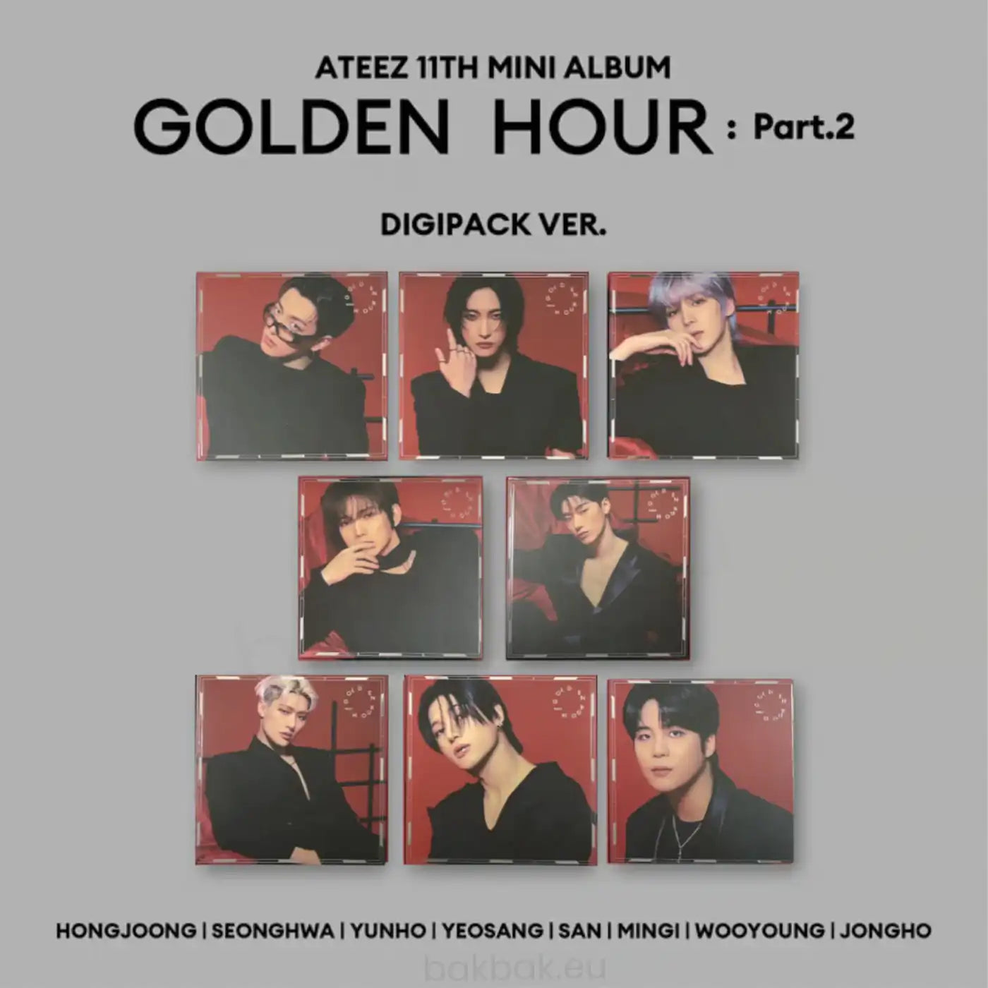 ATEEZ – 11th Mini Album [GOLDEN HOUR : Part.2] (DIGIPACK VER.)