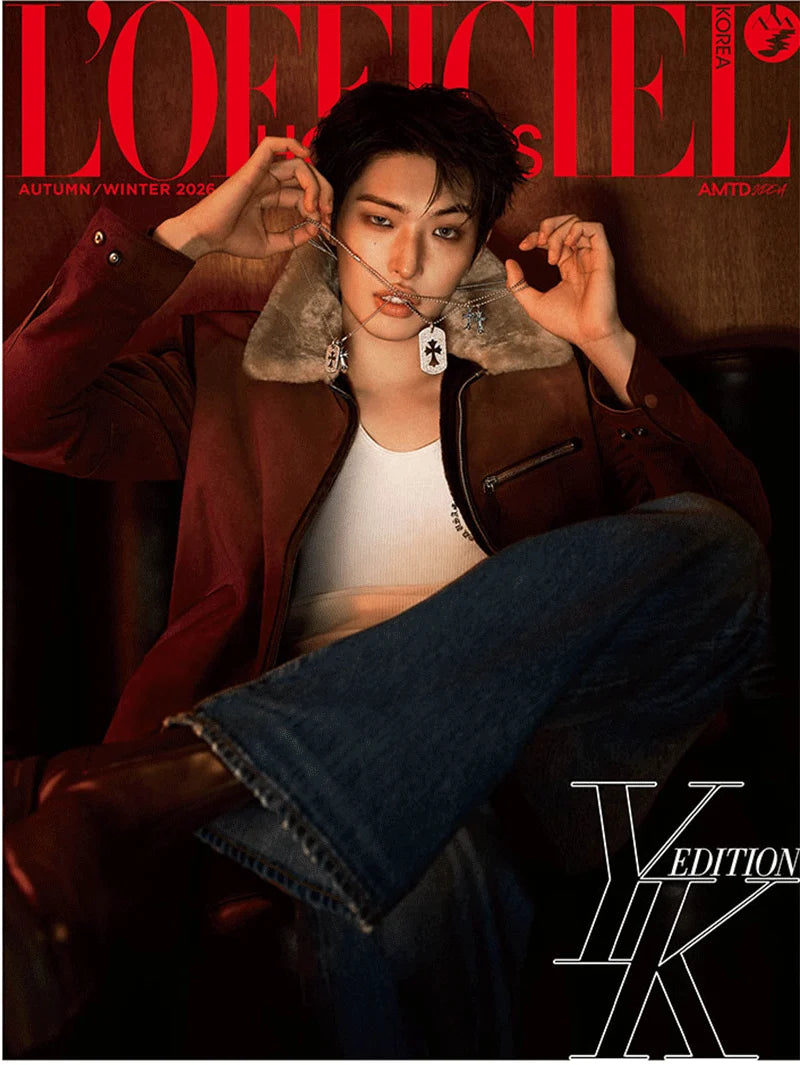 L'OFFICIEL HOMMES - ATEEZ MINGI COVER 2026