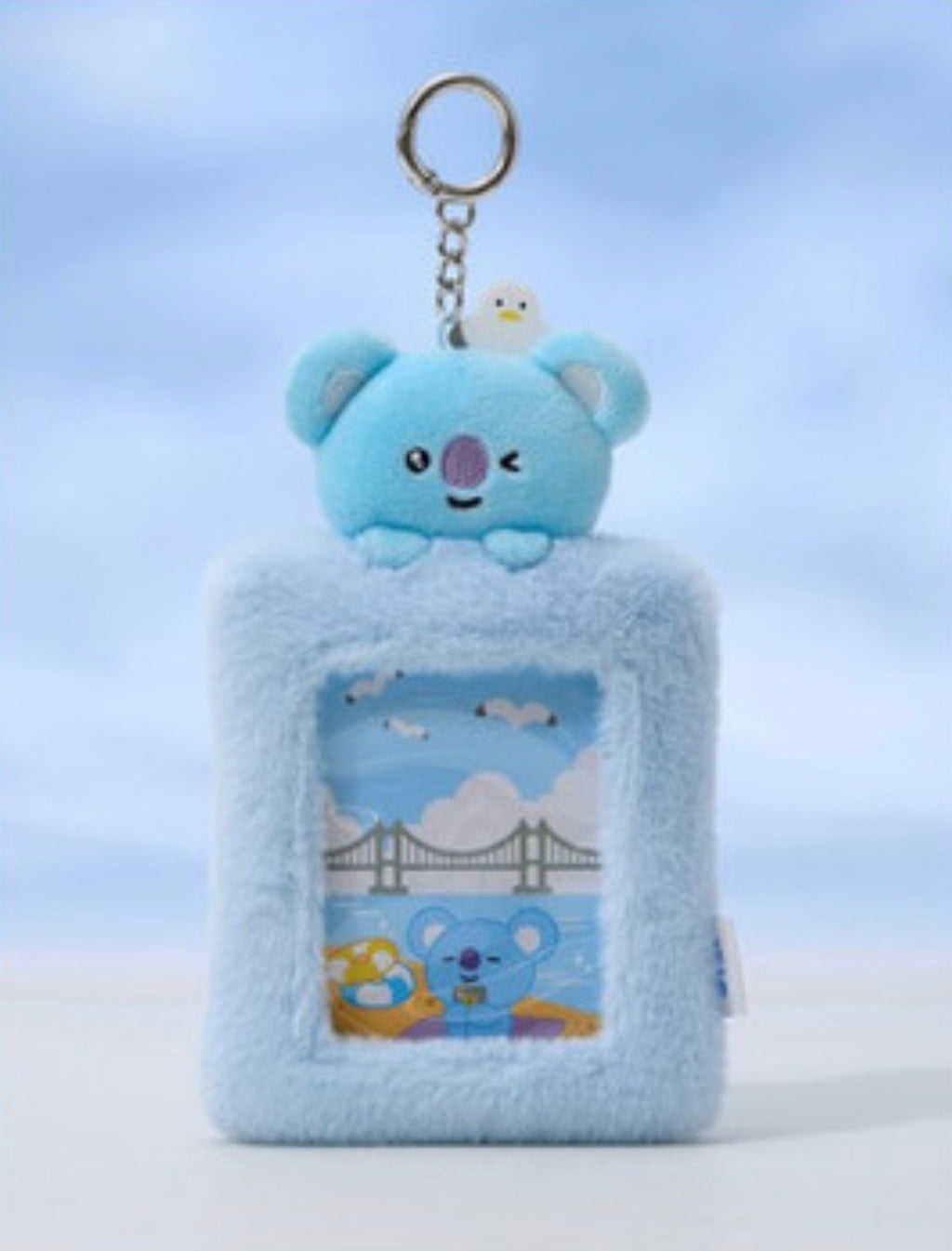 BT21 - PLUSH PHOTOCARD HOLDER KEYRING BUSAN