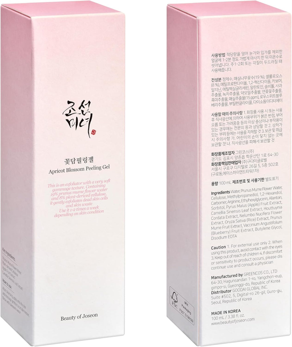 Beauty Of Joseon Gentle Exfoliator Apricot Blossom Peeling Gel 100 Ml - Neko Pop