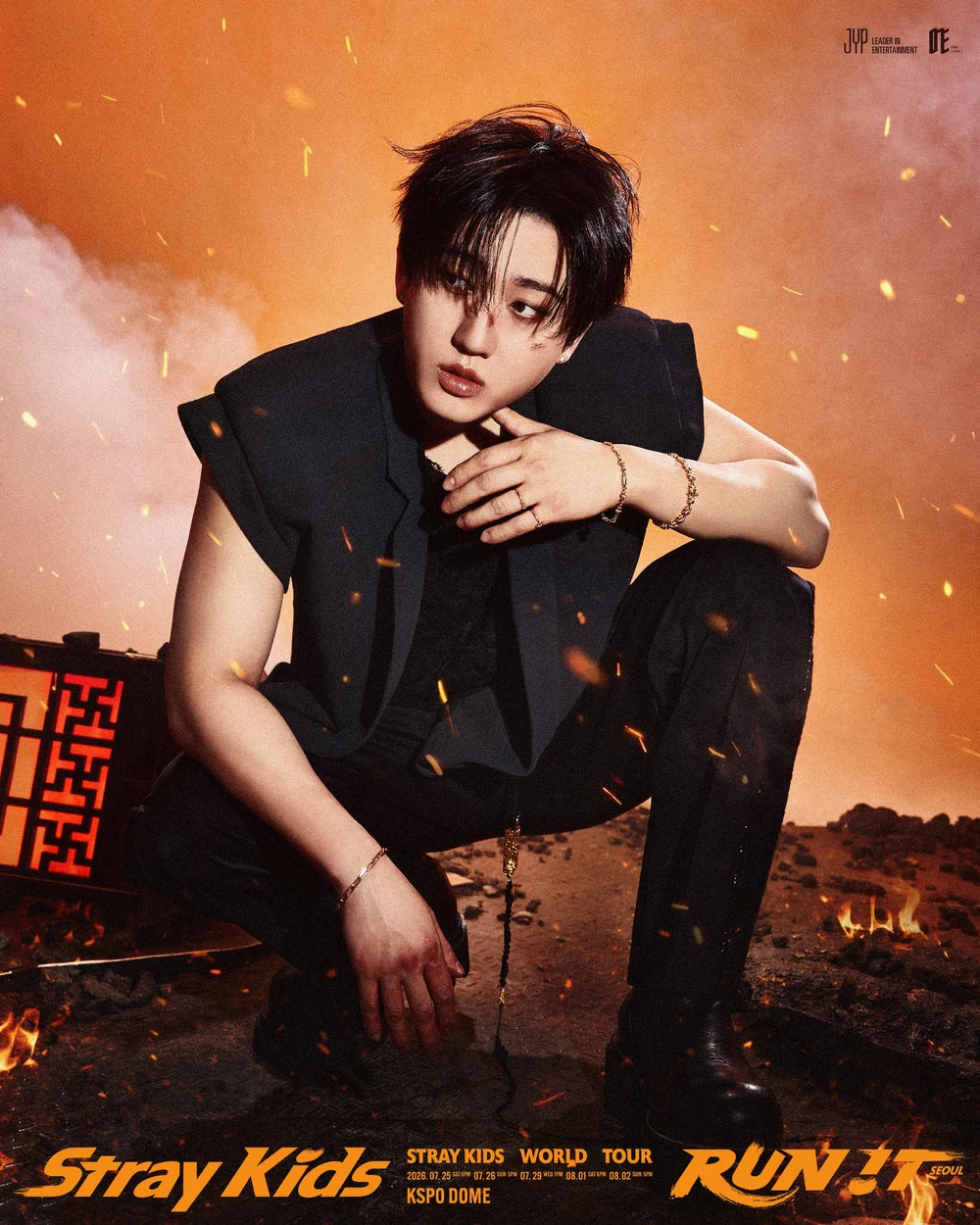 STRAY KIDS Poster RUN IT 28x35 cm