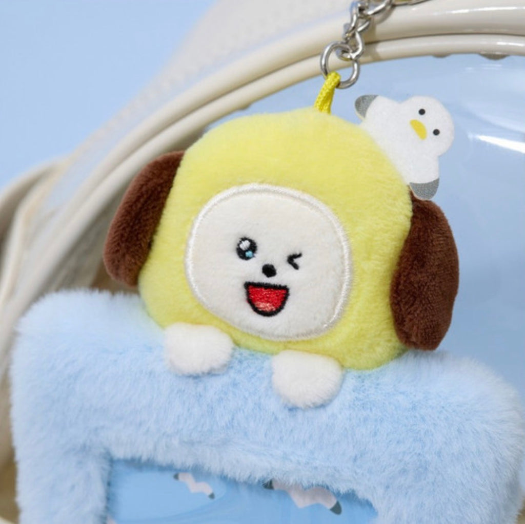 BT21 - PLUSH PHOTOCARD HOLDER KEYRING BUSAN