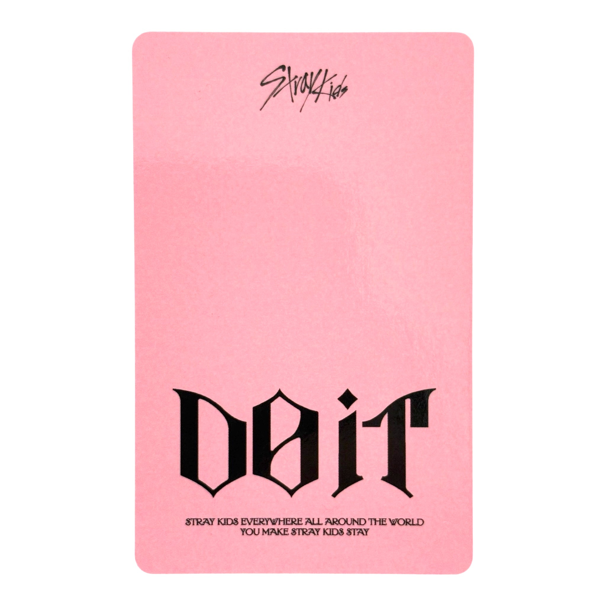 STRAY KIDS Photocard DO IT Pink Edition - Neko Pop