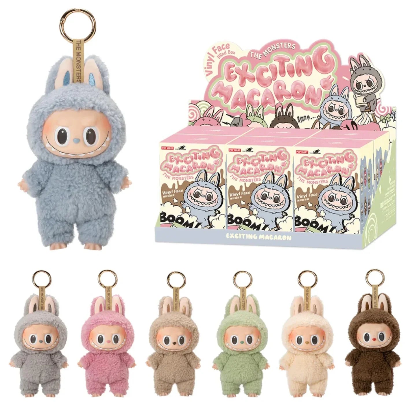 Pop Mart Labubu The Monster Macaron Vinyl Face - Original - Neko Pop