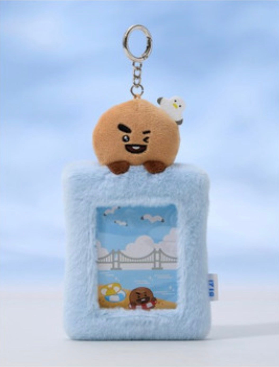 BT21 - PLUSH PHOTOCARD HOLDER KEYRING BUSAN