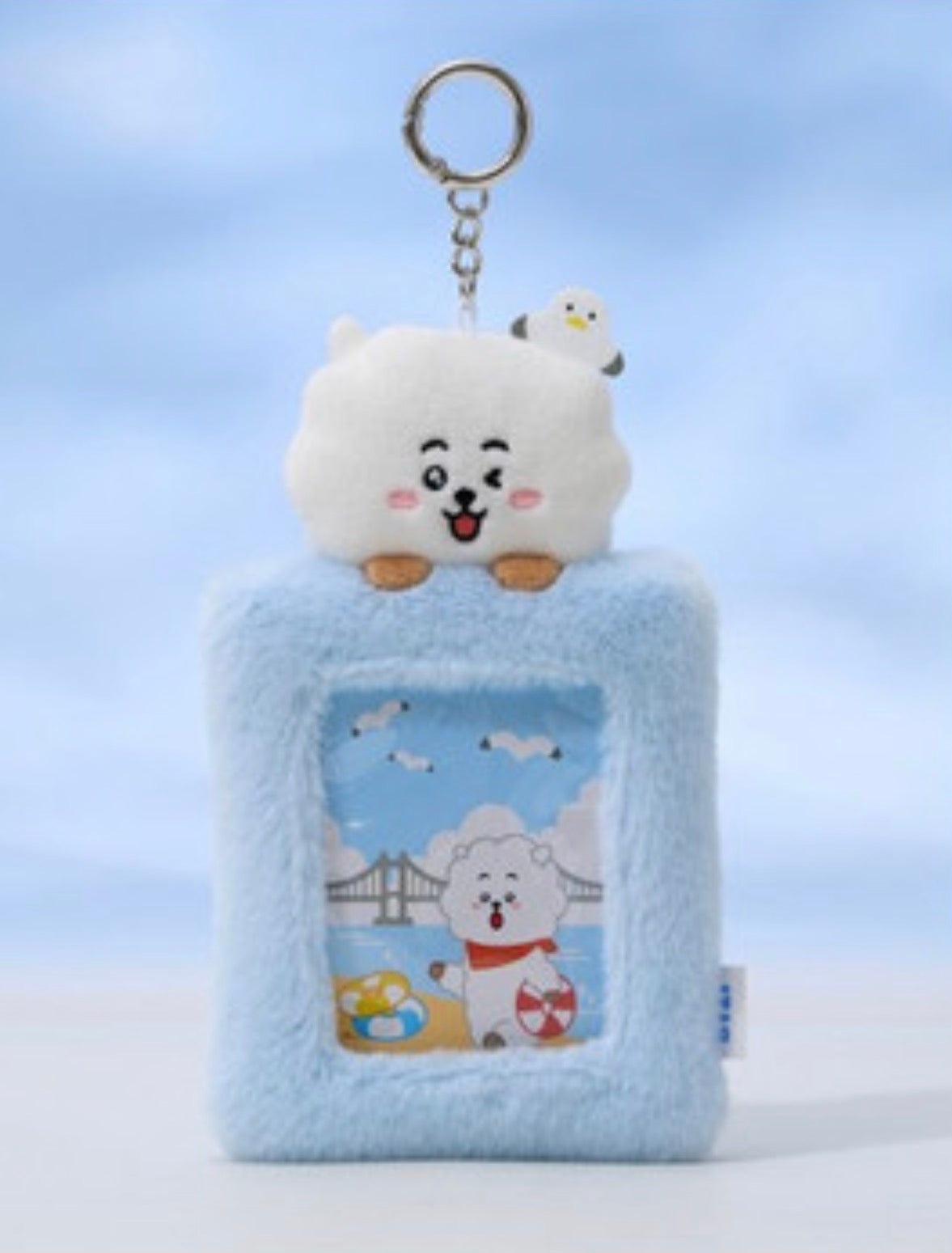 BT21 - PLUSH PHOTOCARD HOLDER KEYRING BUSAN