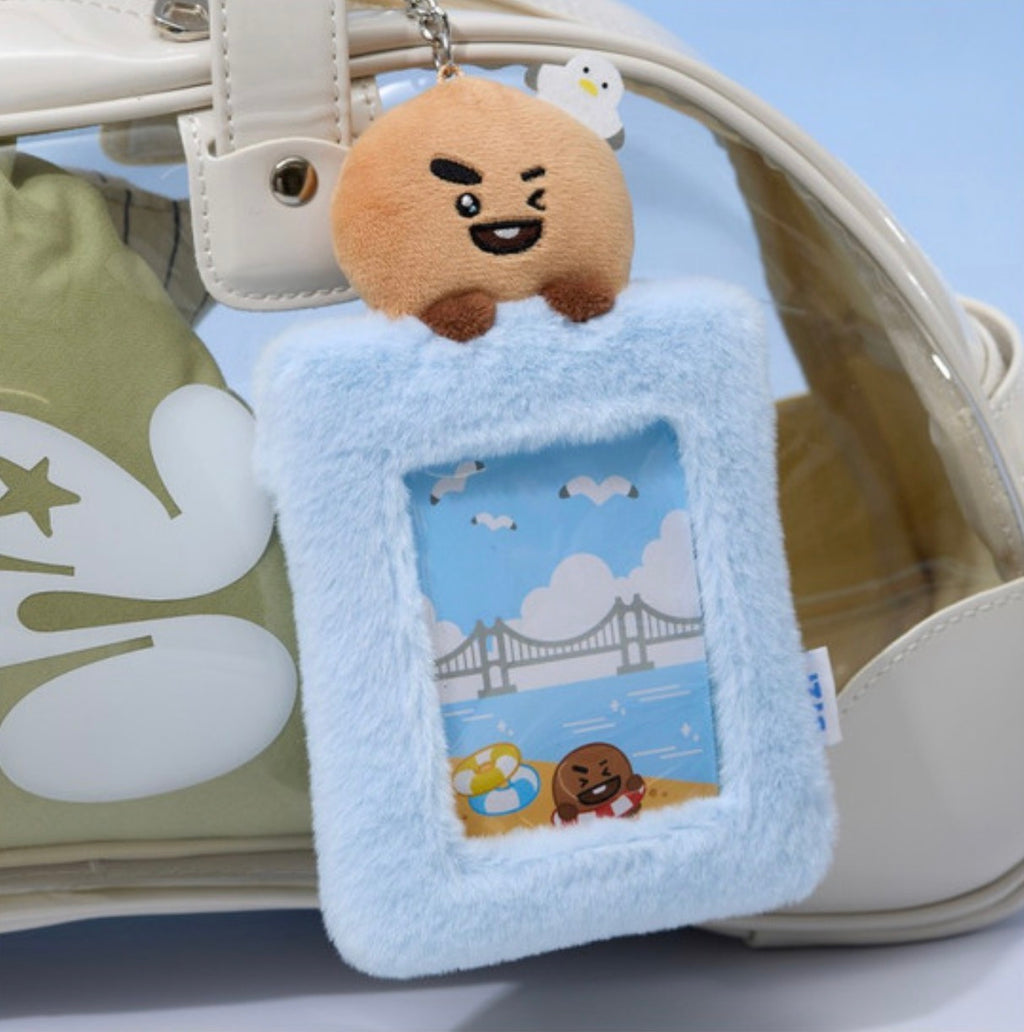 BT21 - PLUSH PHOTOCARD HOLDER KEYRING BUSAN