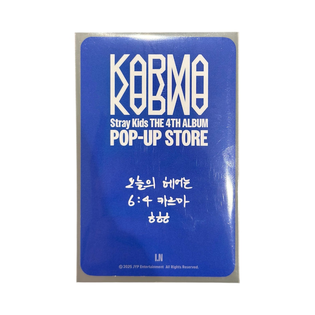 STRAY KIDS KARMA PHOTOCARD