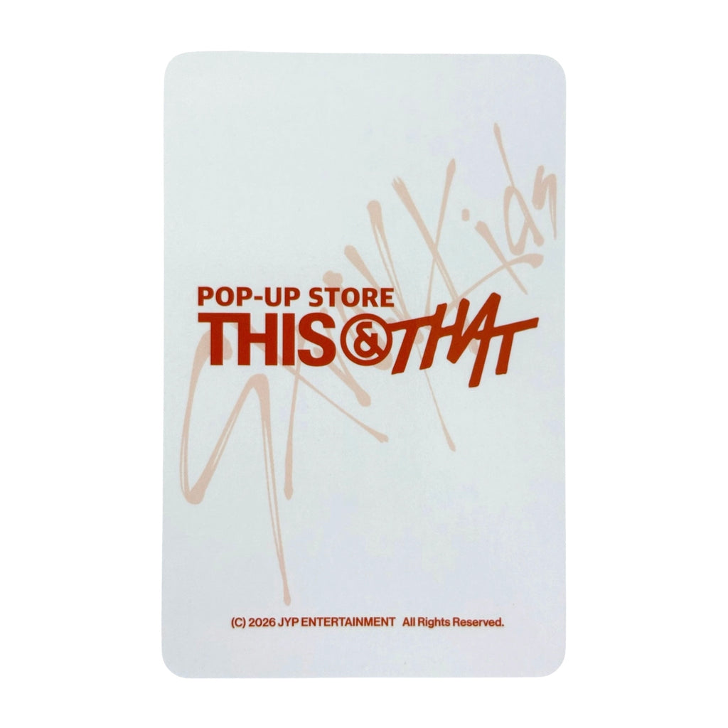 STRAY KIDS THIS & THAT SOUND WAVE LUCKY DRAW POB