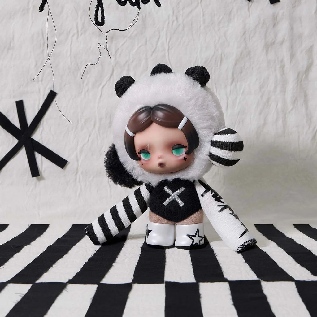 POP MART SKULLPANDA Off Mode Series Plush Doll Pendant