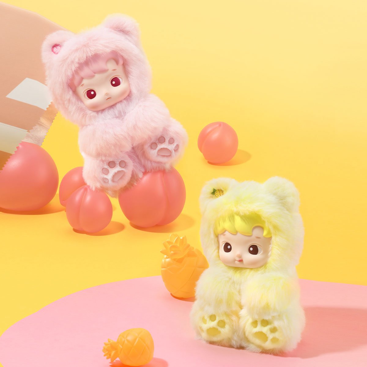 Pop Mart HACIPUPU Gummy Bear Series - Vinyl Plush Pendant Blind Box - Neko Pop