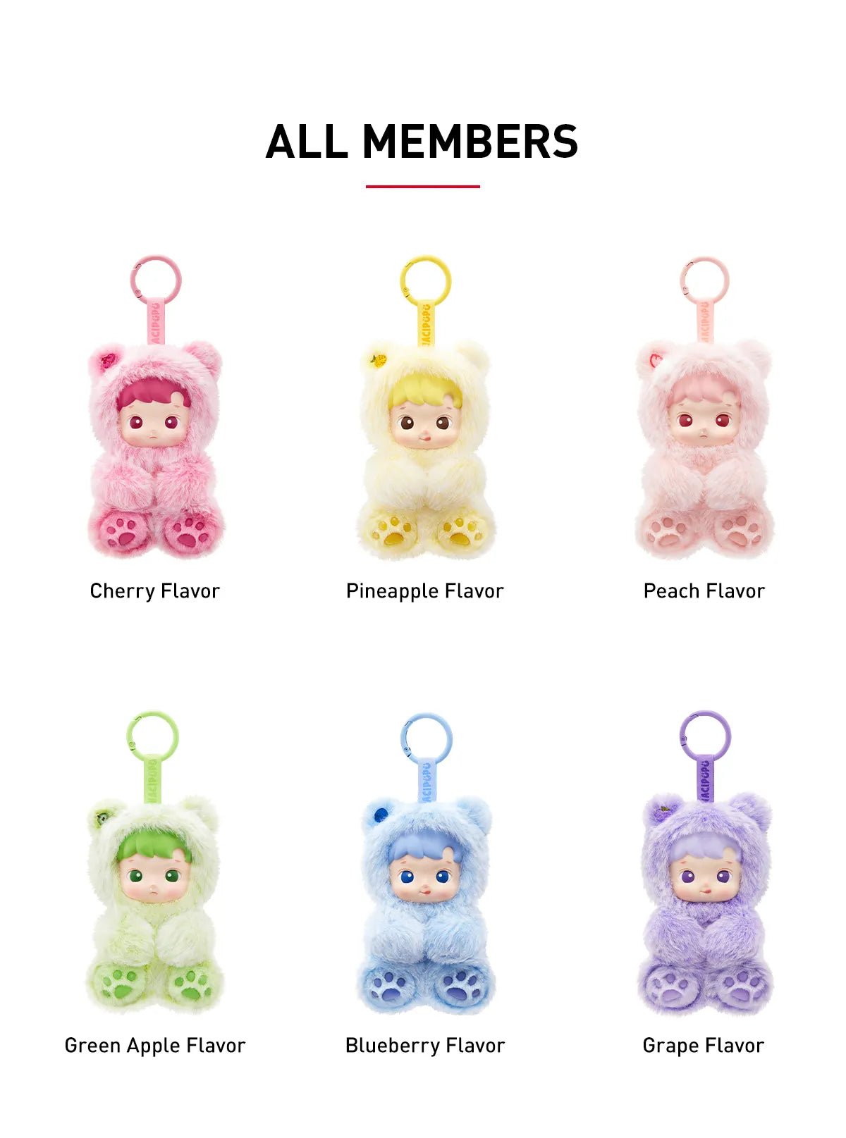 Pop Mart HACIPUPU Gummy Bear Series - Vinyl Plush Pendant Blind Box - Neko Pop