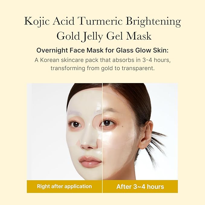 Medicube Maschera in Gel illuminante con Acido Kojico e Curcuma 28 g