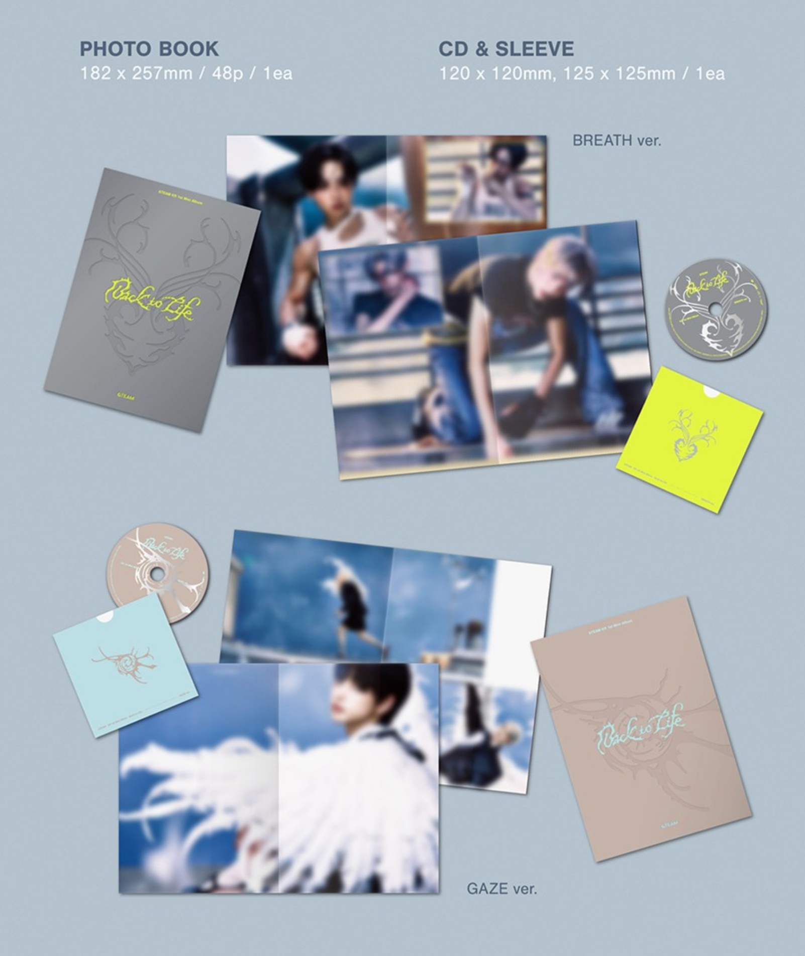 &TEAM - BACK TO LIFE (1ST KOREAN MINI ALBUM) - RANDOM