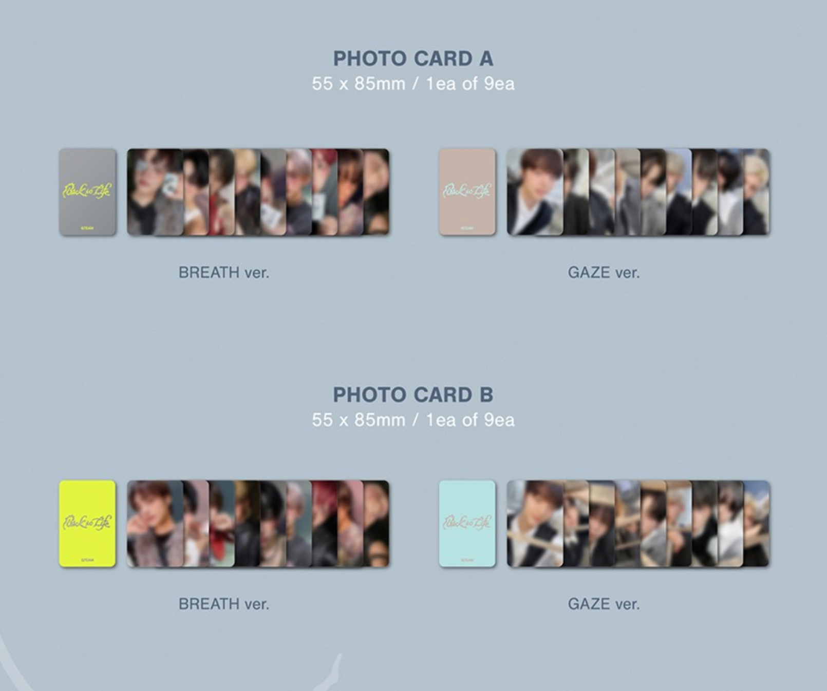 &TEAM - BACK TO LIFE (1ST KOREAN MINI ALBUM) - RANDOM