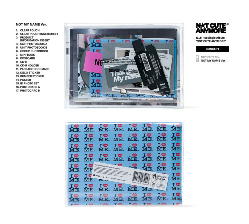 ILLIT – 1st Single Album [NOT CUTE ANYMORE]