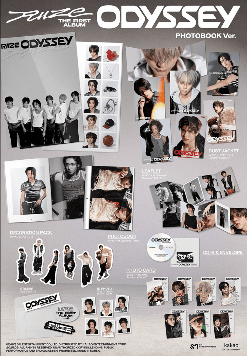 RIIZE – 1st Album [ODYSSEY] (PHOTOBOOK Ver.) - Neko Pop