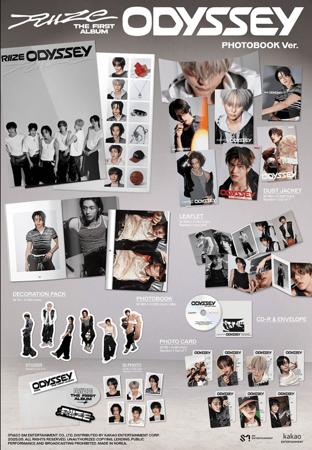 RIIZE – 1st Album [ODYSSEY] (PHOTOBOOK Ver.) - Neko Pop