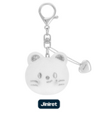 Stray Kids dominATE : celebrATE MD SKZOO FACE KEYRING SILVER Ver.